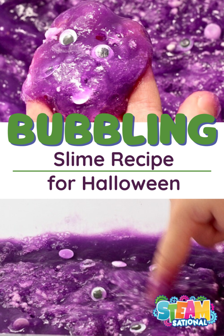 bubbling halloween slime