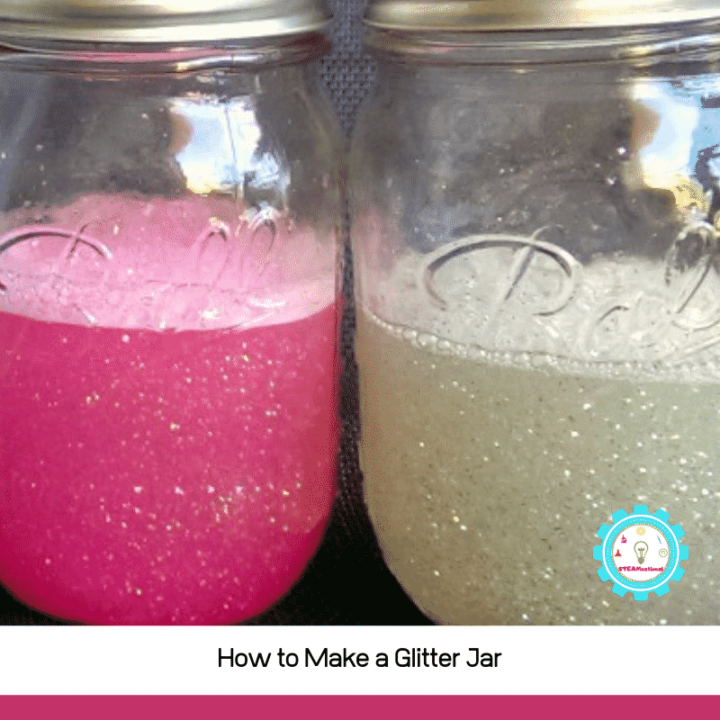 how to make glitter jars