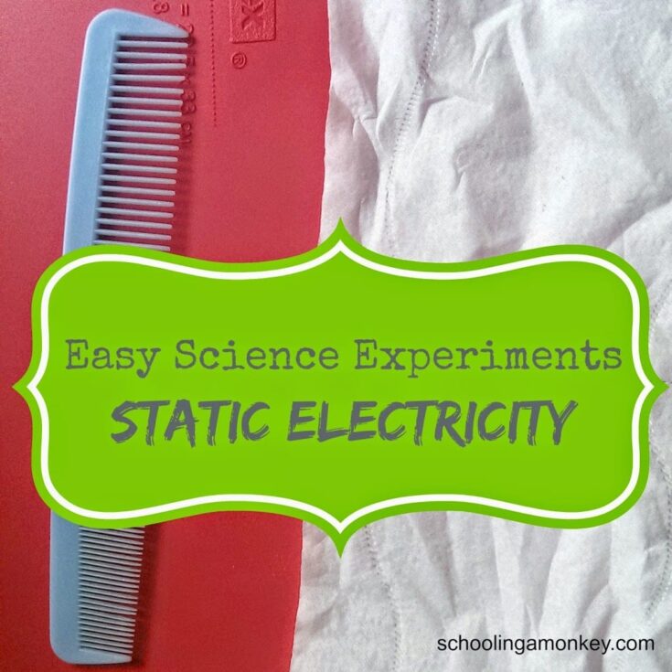 easy science experiment static electricity