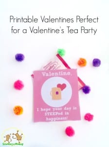 printable valentines for kids tea party