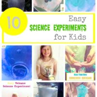 Looking for easy science experiments or science projects for kids? Look no further! These 10 easy ideas are always crowd pleasers.