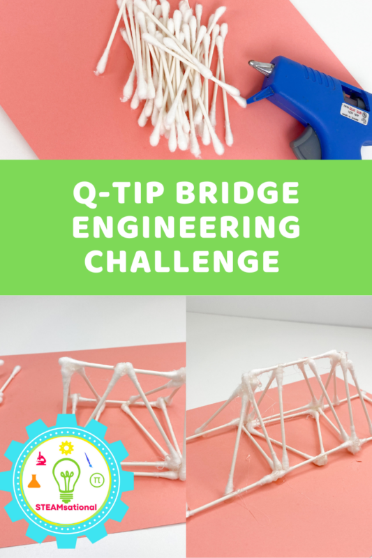 Learn how to teach this q tip bridge engineering challenge with the students in your classroom. It's a fun twist on other bridge building engineering challenges and students will have a blast coming up with their unique designs.