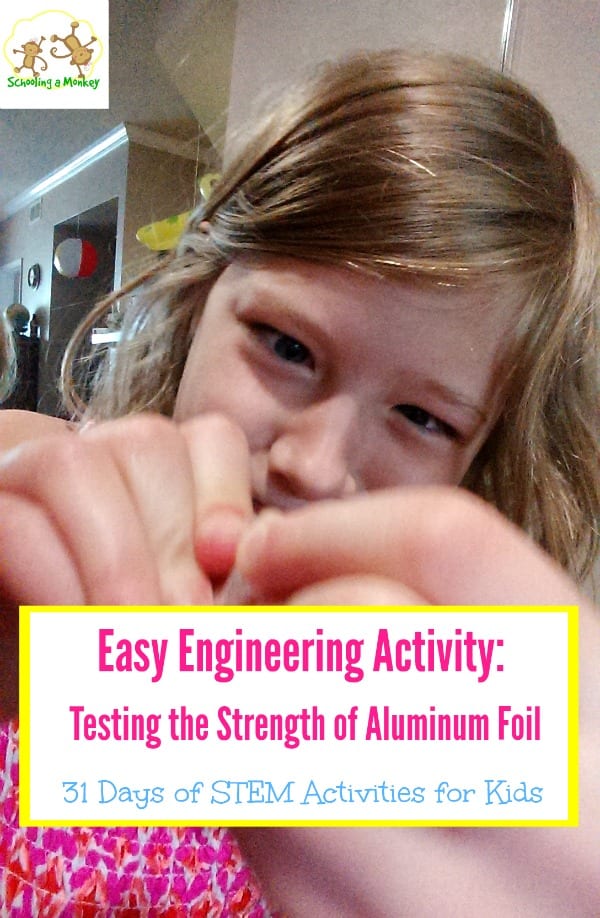 Engineering starts with the right building materials. In these easy engineering activities for kids we explore the mechanical properties of aluminum foil.
