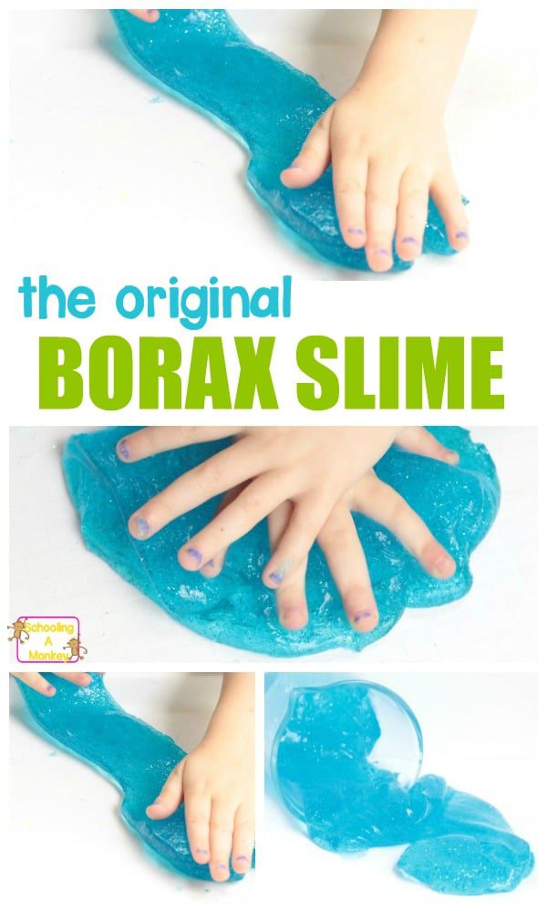 Easy borax slime recipe you can make in 5 minutes! This slime recipe with borax is the original slime. Learn how to make slime with borax!