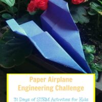 How to make your own paper airplane engineering challenge! Step-by-step instructions for making a paper airplane design contest for kids.