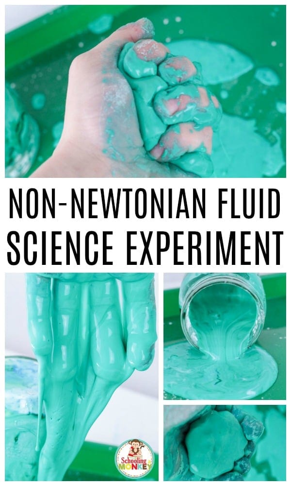 Need a quick science experiment? Cornstarch quicksand is easy to make and teaches an interesting science lesson in non-Newtonian fluids at the same time. Science experiments with cornstarch are tons of fun, and this conrstarch science project is suitable for kids of all ages! #science #stem #stemed #scienceexperiments #kidsactivities #handsonlearning 