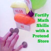 Kids a bit rusty on their math skills? This living math play store math activity is tons of fun and super educational!