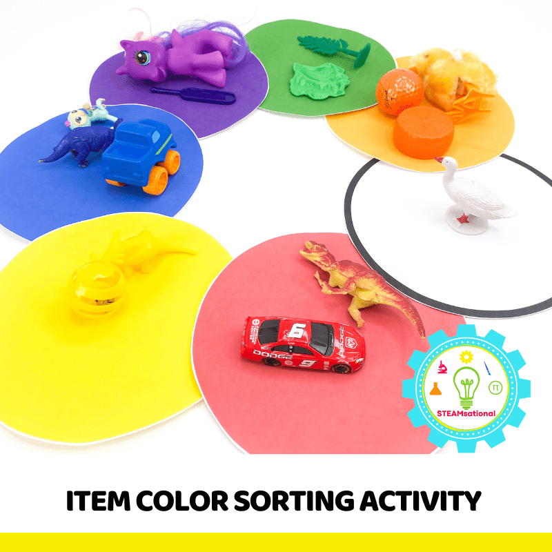 Free Color Sorting Printable Activity For Preschoolers
