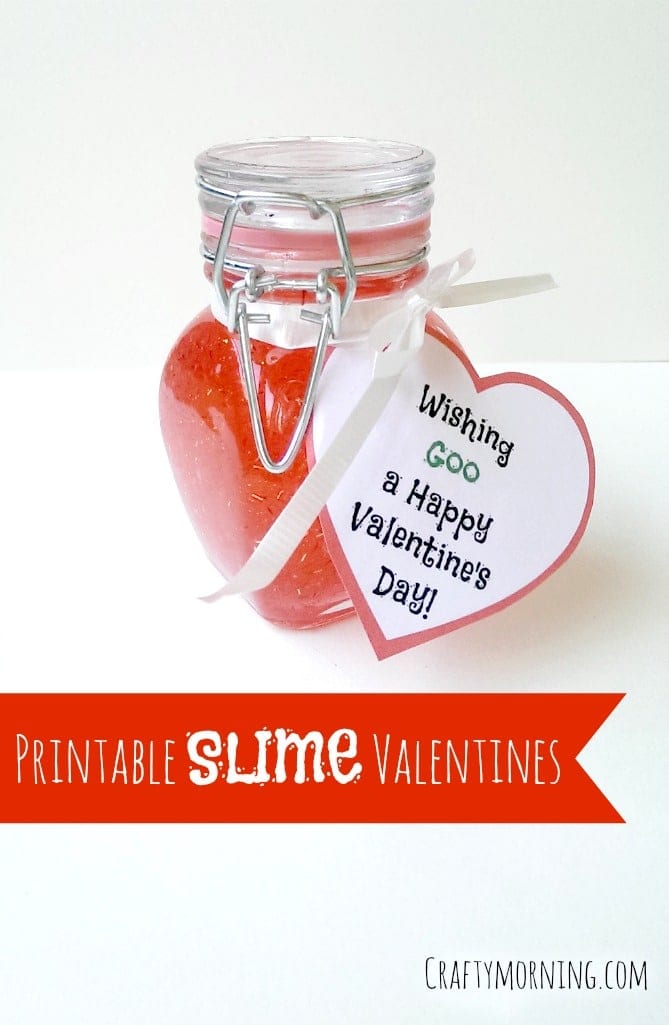 Love slime? Love Valentine's Day? Then these printable slime valentines are for you! Kids will love giving these easy kid valentines to their friends.
