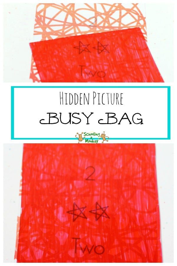 Learn about colors and light filtering with this simple and fun hidden picture busy bag perfect for toddlers and preschoolers.
