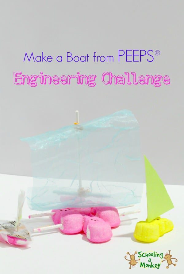 Love PEEPS®? Then you're going to love this fun PEEPS® boat engineering challenge! It's a fun way to learn about STEM activities during the spring.