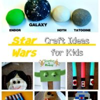 Love Star Wars? Don't miss this list of adorable DIY Star Wars craft ideas for kids and adults! Perfect for a Star Wars Party and Star Wars party favors!
