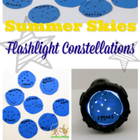 Want to learn about astronomy but don't have a telescope? You can learn about summer constellations with this simple flashlight constellations activity!