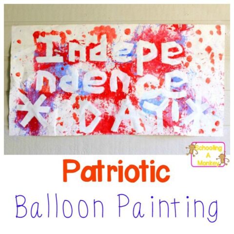 Patriotic Balloon Painting