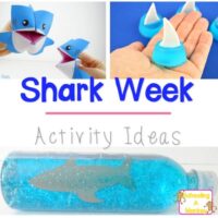 Need activity ideas for shark week? These shark week activities are perfect shark activity ideas for kids of all ages! Sharks have never been more fun!