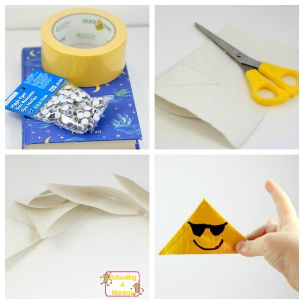 Love emojis? Then you will love these emoji bookmarks made from duct tape! Duct tape bookmarks are so easy and make perfect teen and tween crafts.