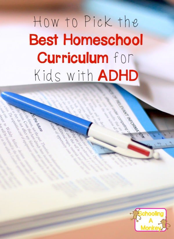 Have you ever tried to get an ADHD kid to use a regular textbook? Avoid the pain by picking the best homeschool curriculum for ADHD kids the first time!