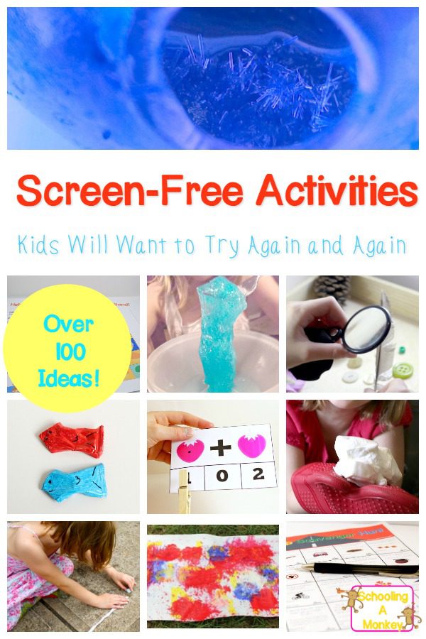 Looking for educational screen-free activities for kids? These scree-free activity ideas are perfect for adding a bit of educational fun to your day.