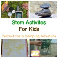 Find 20+ creative camping STEM activities that don't use electricity! Perfect for camping, camping themes, and summer camps!