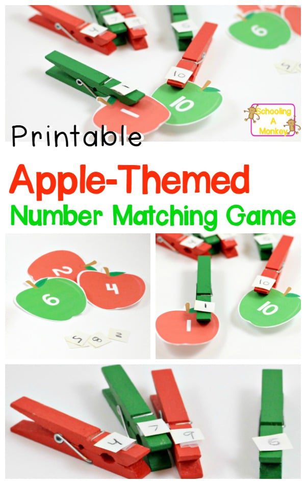 Looking for fun kindergarten math activities? Don't miss these fun apple-themed math printables that will provide hours of hands-on math fun. 