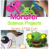 Try these monster science and STEM activities with your kids and bring Halloween fun into the classroom! This is a perfect way to bring Halloween STEM home.