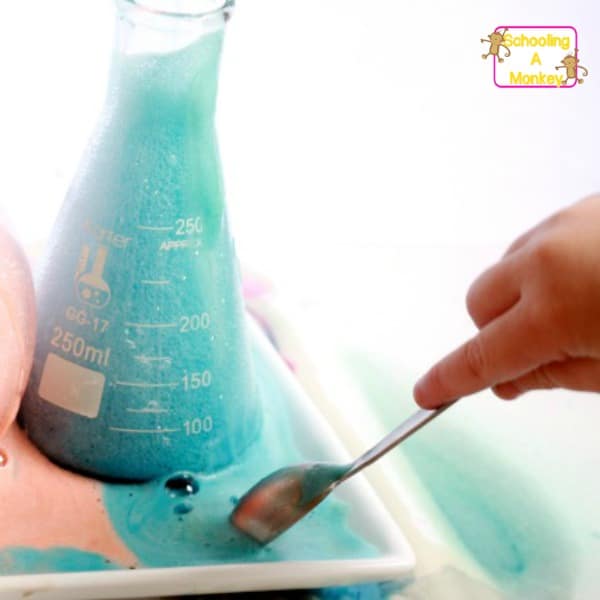 Halloween is the perfect time to celebrate the mad scientist in all of us. Try this fun erupting potion in your Halloween science lab. It is so easy!