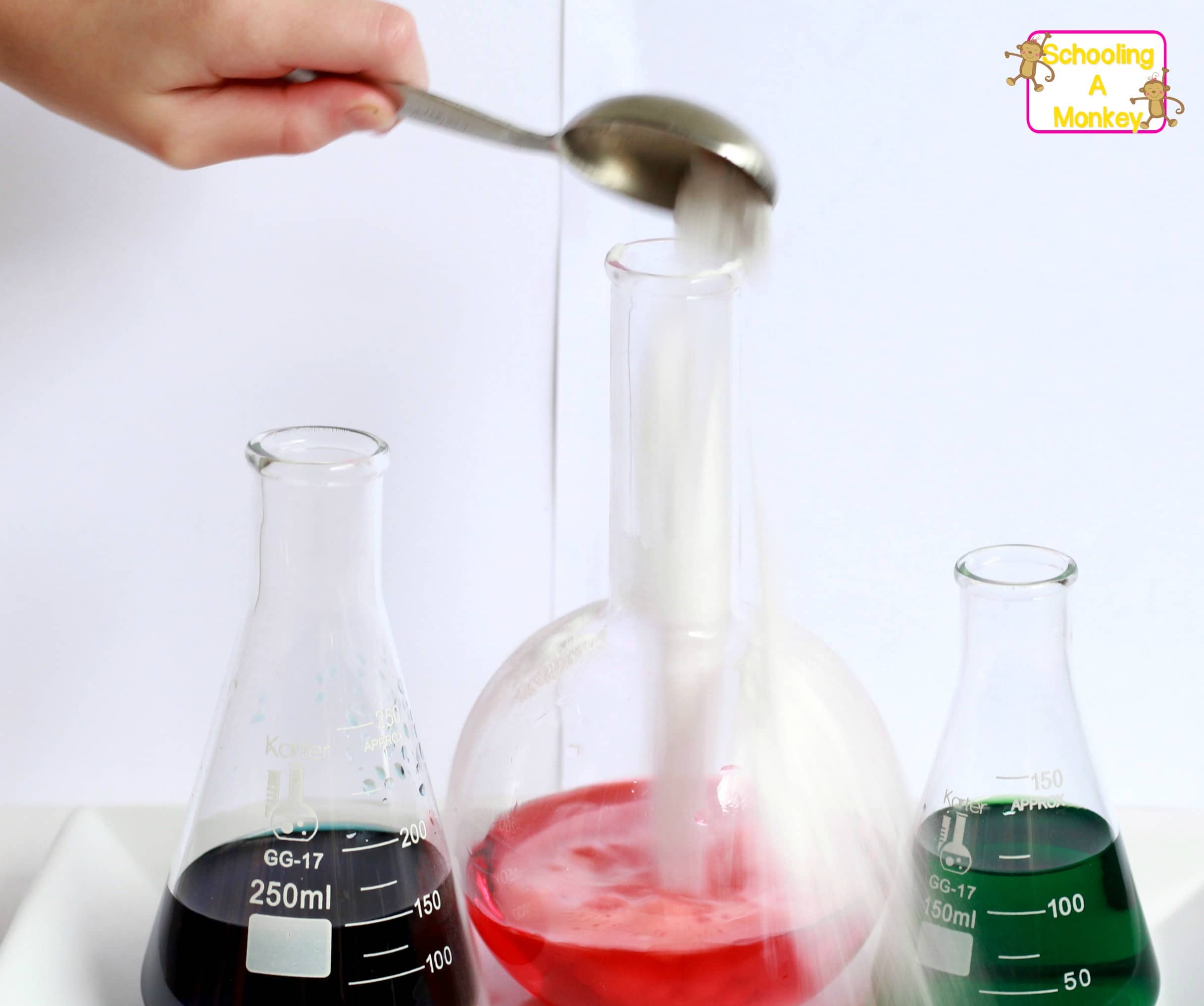Halloween is the perfect time to celebrate the mad scientist in all of us. Try this fun erupting potion in your Halloween science lab. It is so easy!