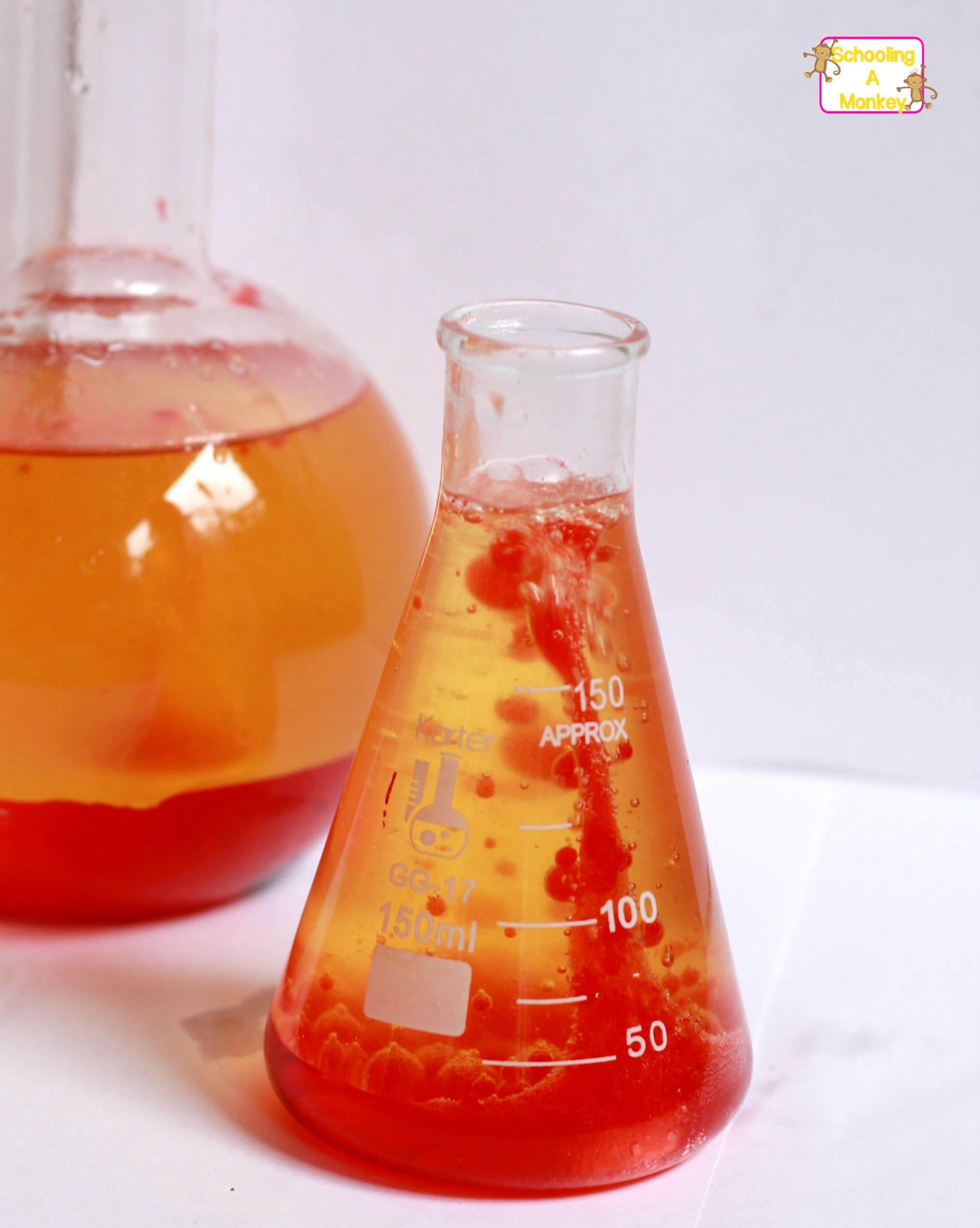 Halloween science projects are the perfect way to introduce science to kids. This spider leg potion is a creepy twist on a classic science experiment.