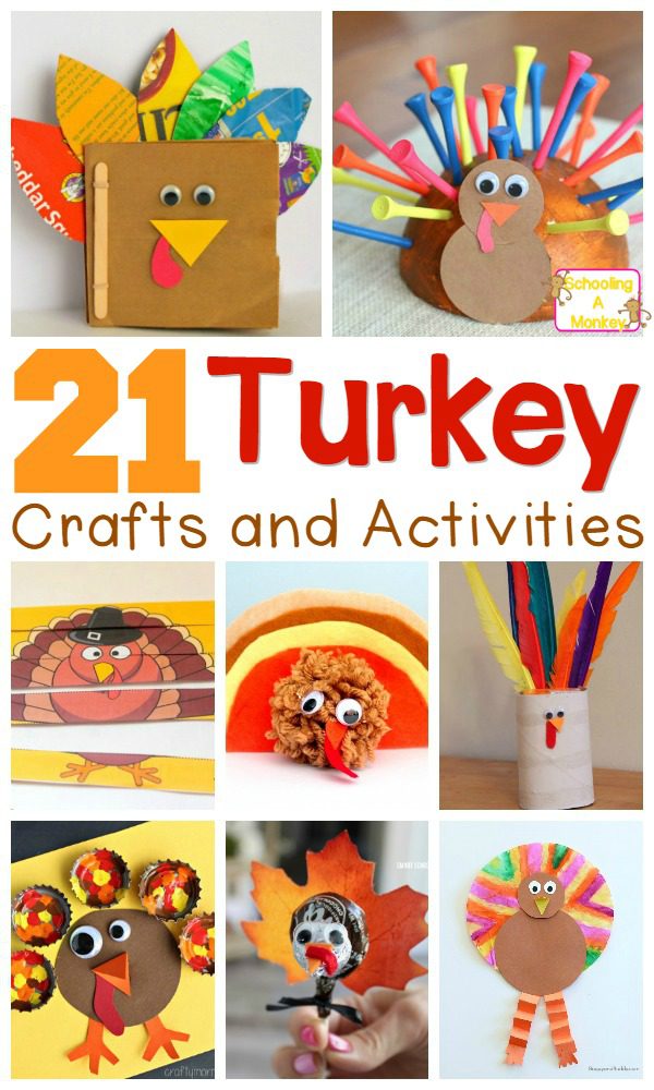 Looking for a fun craft to try this Thanksgiving? You can go wrong with any of these turkey craft ideas! Kids will love making these Thanksgiving birds.