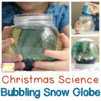 Don't just make boring snow globes, make exciting ones! Make your Christmas a chemistry Christmas with this DIY bubbling snow globe!