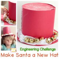 Simple engineering projects are the perfect way to introduce engineering concepts to young kids. Kids will especially enjoy designing a new hat for Santa!