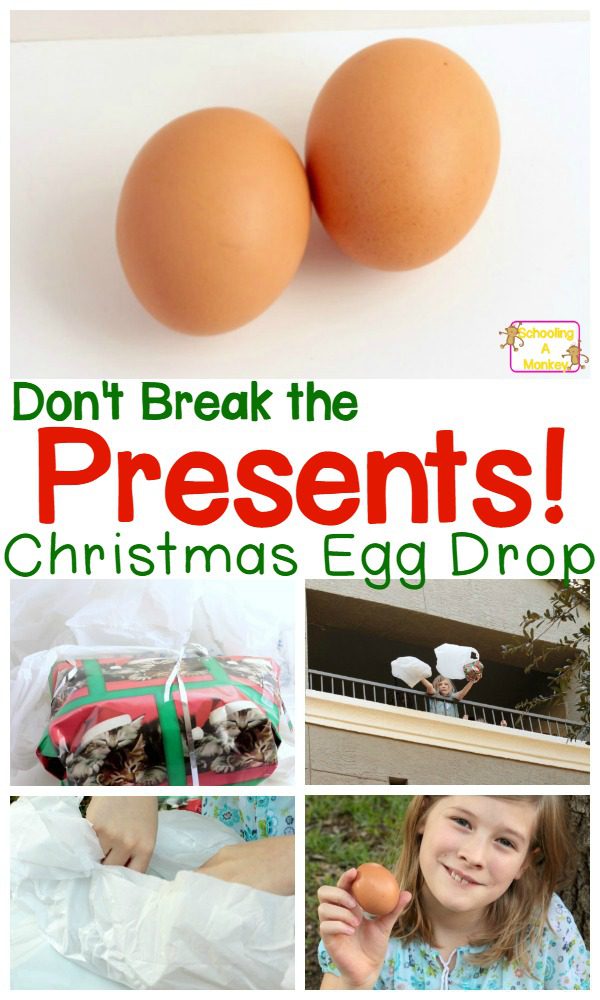 Find out why packing presents is important in these fun Christmas-themed STEM enrichment activities where kids try not to break egg "presents."