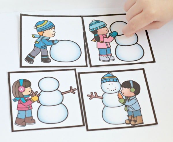 Winter is the perfect time to learn with snowmen! Preschoolers will love these snowman-themed printables and teachers will love how they are print and go!
