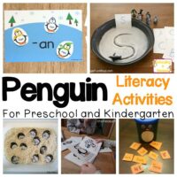Teaching preschoolers or kindergartners? These penguin activities all focus on boosting literacy skills for preschooler and kindergarten kids.