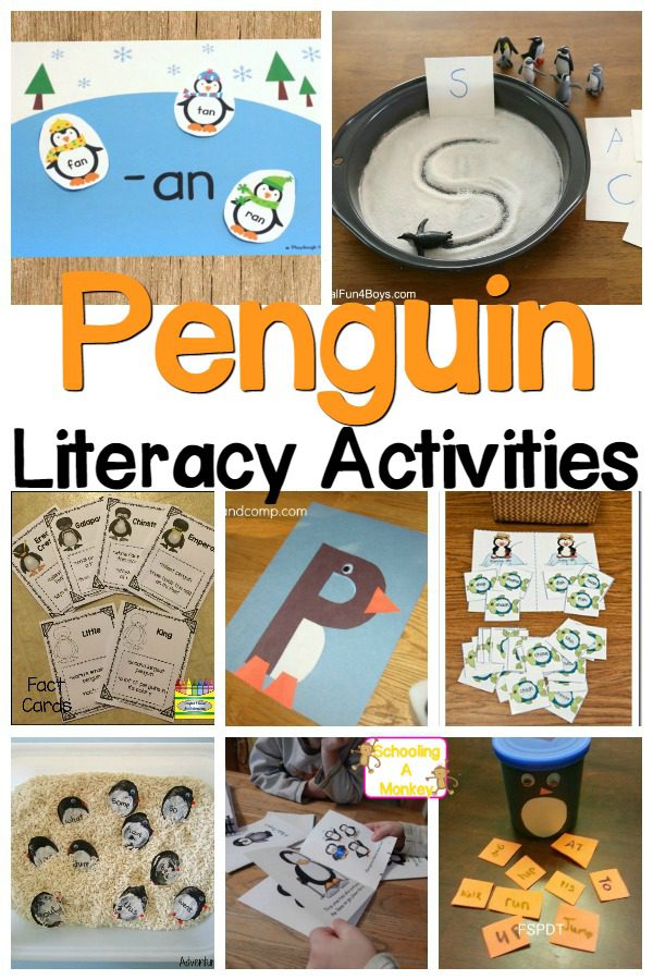 Teaching preschoolers or kindergartners? These penguin activities all focus on boosting literacy skills for preschooler and kindergarten kids. 