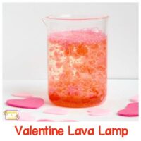 Valentine's Day lava lamp experiment that is super simple! Teachers will enjoy it because it only requires three ingredients and requires little preparation. Worksheet for experimentation is included!