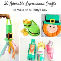Kids will love these creative and adorable Leprechaun Crafts! Perfect for celebrating St. Patrick's Day at home, in the classroom, or homeschool!