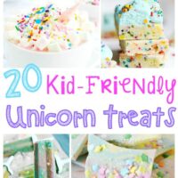 If your kids love unicorns, they they will go nuts for these fun and adorable unicorn treats! Perfect for a unicorn birthday party!