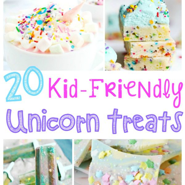 If your kids love unicorns, they they will go nuts for these fun and adorable unicorn treats! Perfect for a unicorn birthday party!