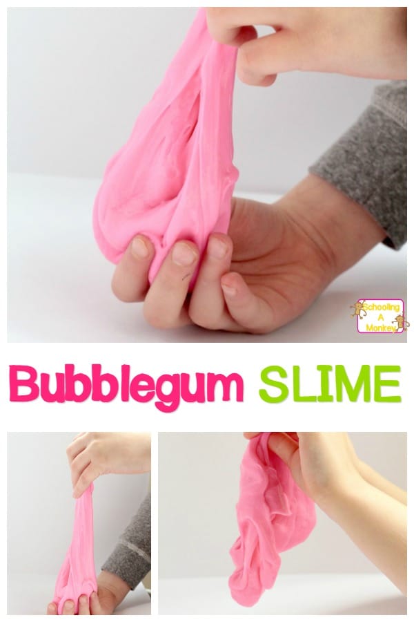 Learn how to make bubblegum slime and how to make fluffy bubblegum slime with this easy-to-follow bubblegum slime recipe! Chewed up bubblegum slime is a fun way to prank your friends! #slime #slimer #slimerecipes #kidsactivities