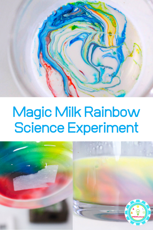 magic milk rainbow