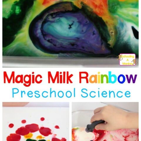 magic milk rainbow science p