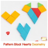 If you love Valentine's Day and also math, then you'll have a blast with the pattern block hearts challenge! It's the perfect way to make geometry fun.