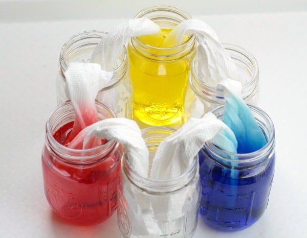 Kids will love making their very own walking water rainbow from just three colors. It's amazing how color mixing can make something spectacular!