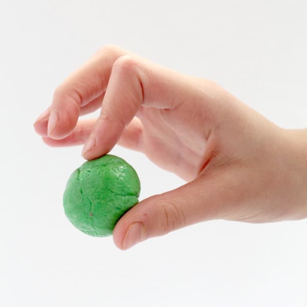 This adorable DIY bouncy ball is Kelley green and a super-fun, hands-on way to add St. Patrick's Day science to your classroom!