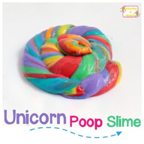 unicorn poop slime f