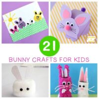 Celebrate a love of bunnies and spring with these adorable bunny crafts for kids! Perfect bunny activities for the classroom or at home.