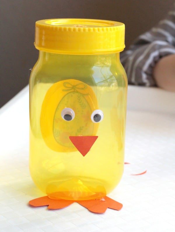 This chick Easter slime is adorable and oh-so-perfect for Easter! Add it to an Easter basket or play with it just for fun!