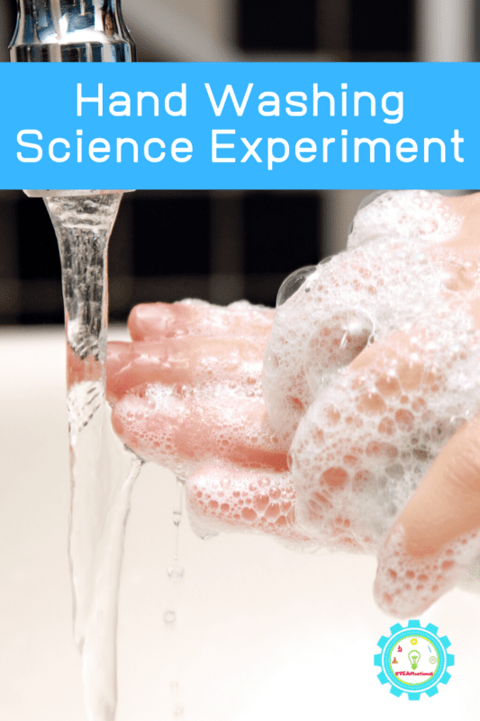 hand washing science experiment