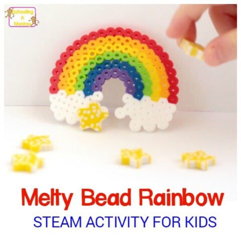 melty bead rainbow